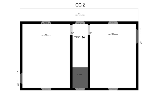 Grundriss OG II